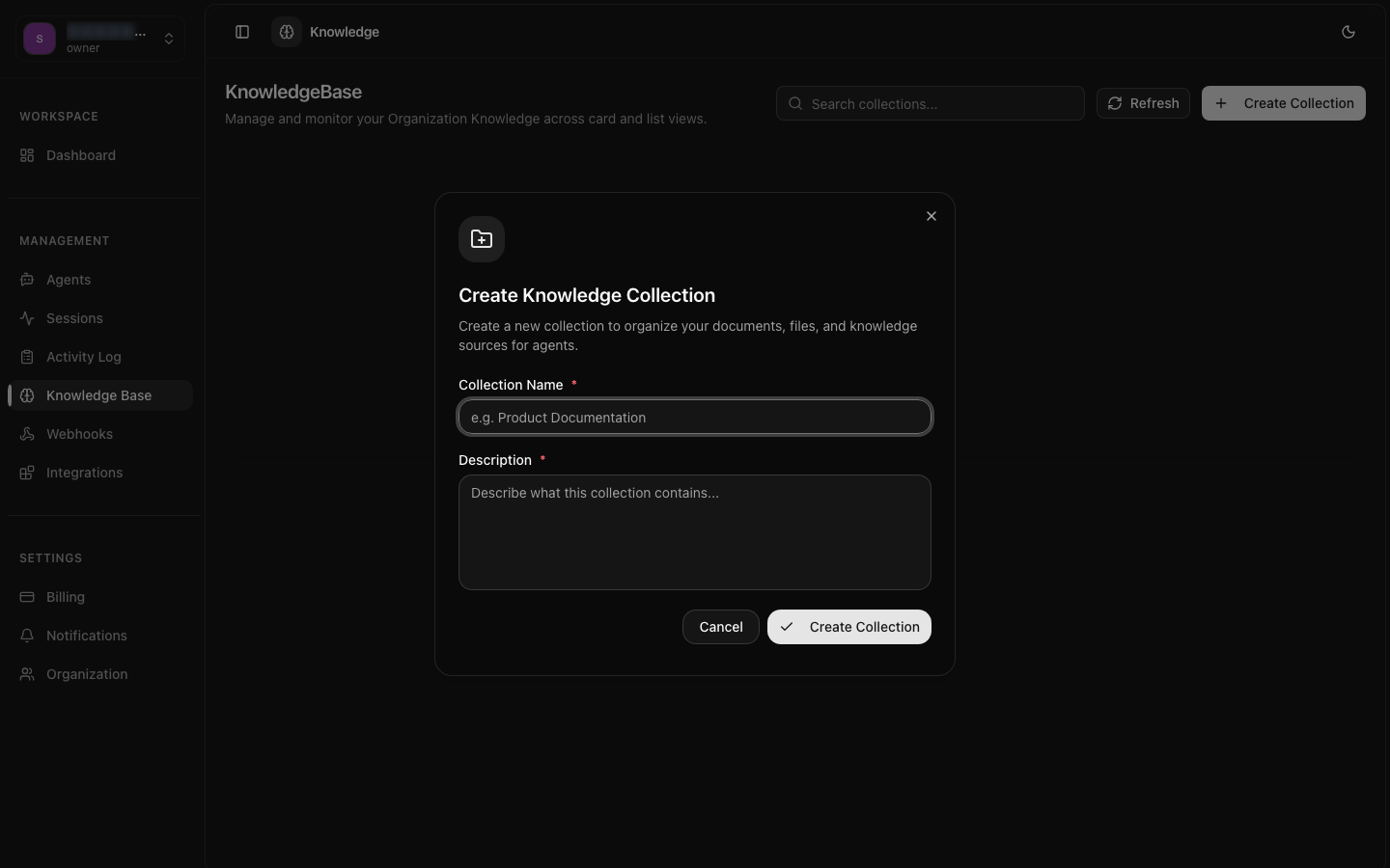 Create Knowledge Base